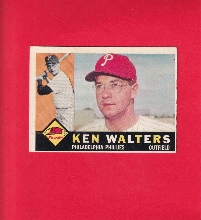 1960 Topps #511 Ken Walters RC EX Excellent Philadelphia Phillies Lot#15821