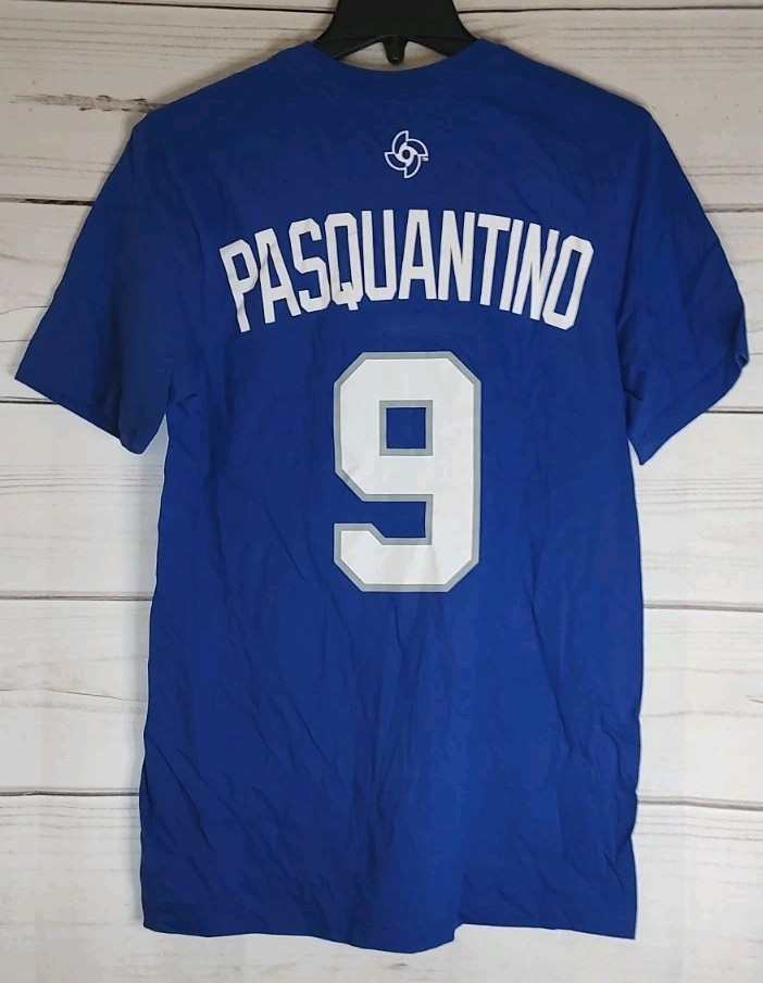 NWT Vinnie Pasquantino #9 Italy Baseball Team 2026 WBC T-shirt Men’s Size Small