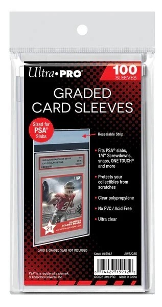 Ultra Pro Perfect Fit PSA Graded Card SLEEVES Resealable 100 200 500 1000 2500
