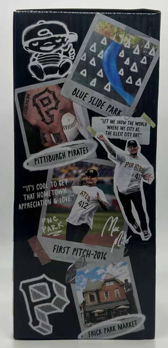 MINT – Mac Miller Bobblehead Pirates Stadium Collectable, New UNOPENED BOX