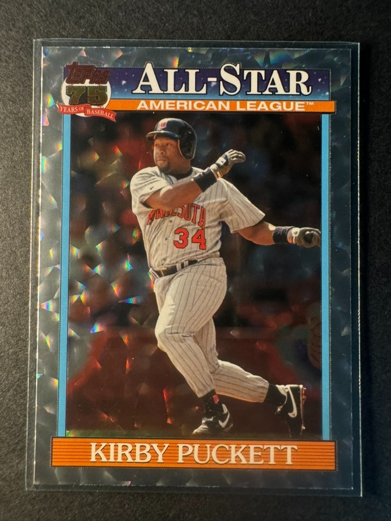 Kirby Puckett – 2026 Topps Series 2 – #91AS-45 1Crackle Foil 991 All-Stars Twins