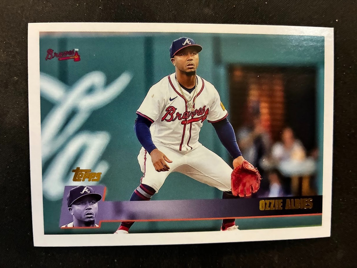 Ozzie Albies 2025 Topps Archives #117 Atlanta Braves