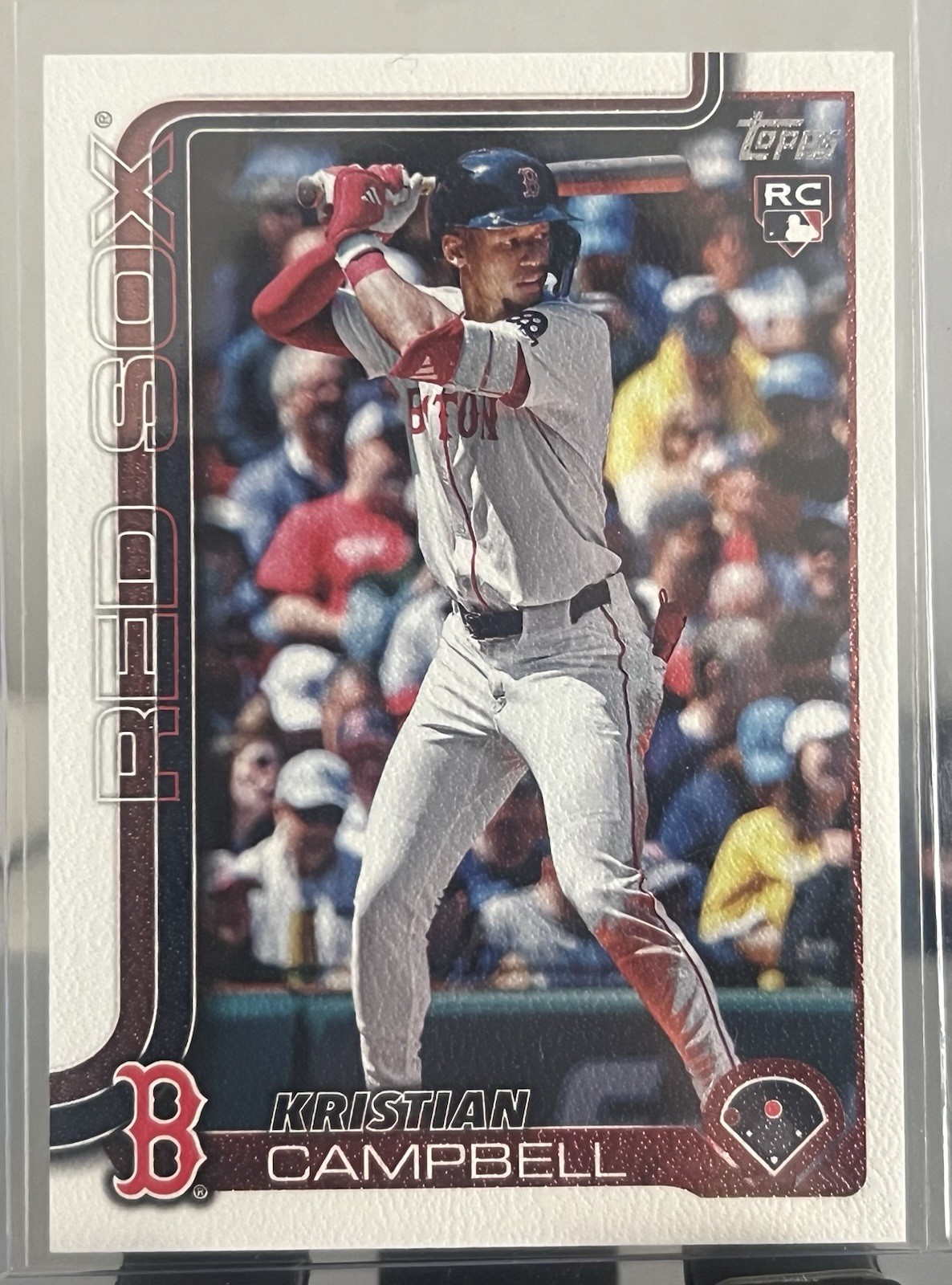 2025 Topps Update Series Kristian Campbell #US1 Canvas /50 (RC)