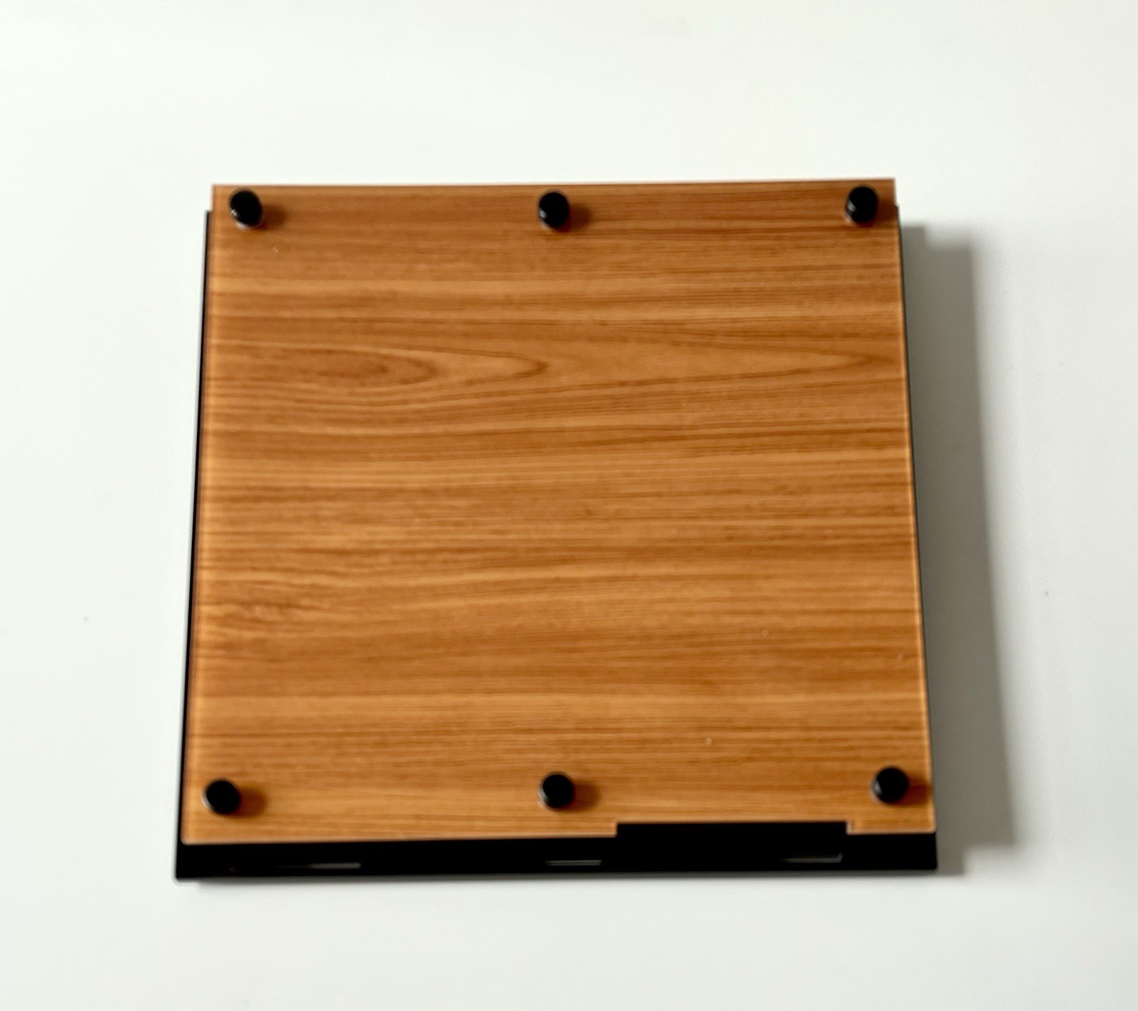 Full Size Basketball Display Case w/ Acrylic Wood Court Base & Mirror Back