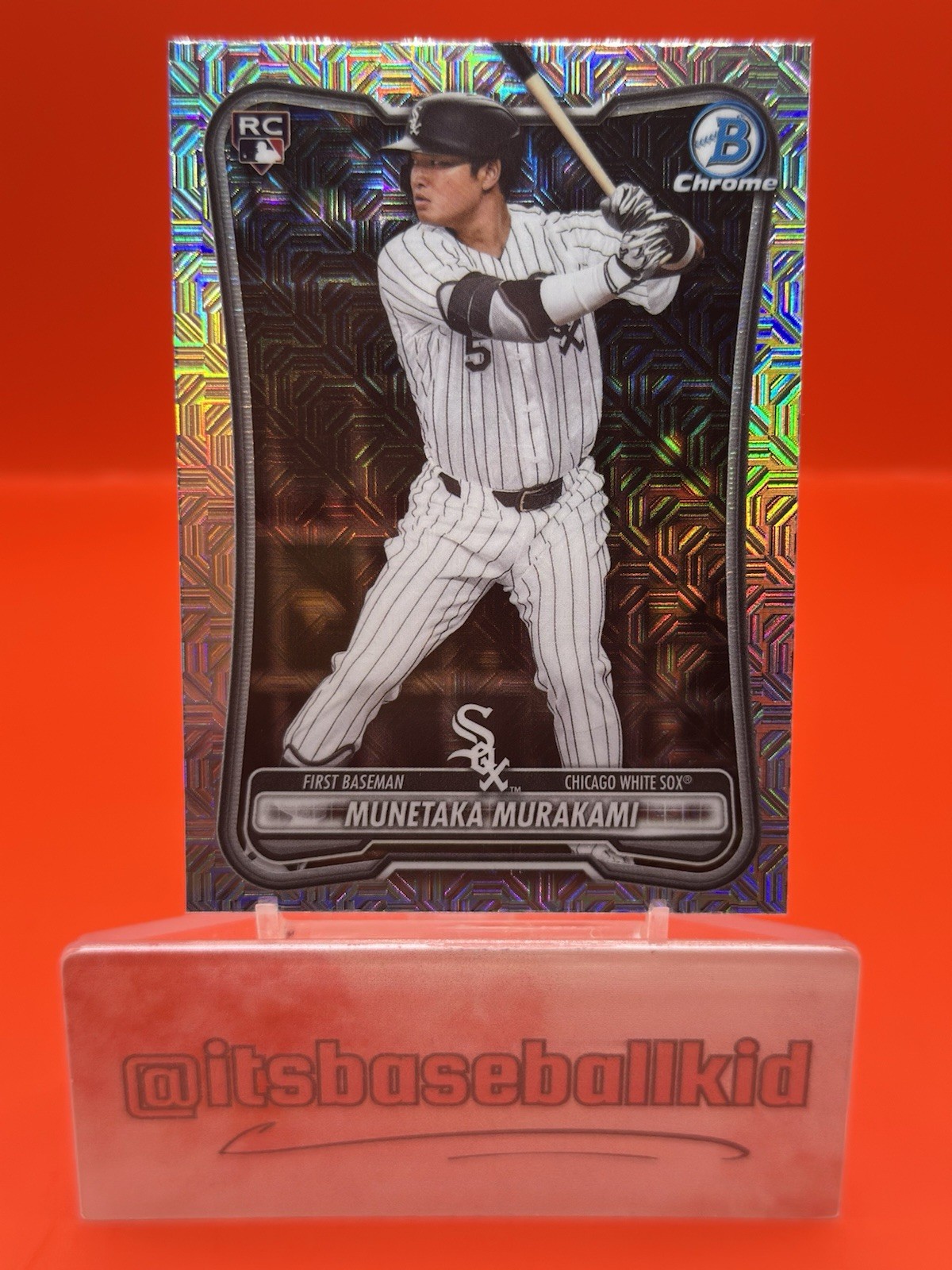 Munetaka Murakami MOJO RAINBOW REFRACTOR RC – 2026 Bowman Baseball #9