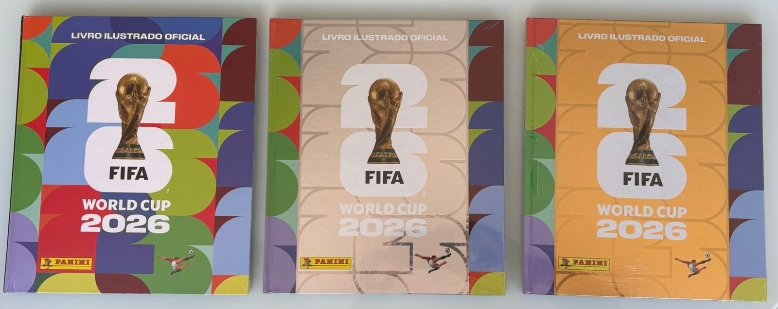 GOLD, SILVER AND BASIC WC WM 2026 HARDCOVER ALBUM BRAZIL PANINI