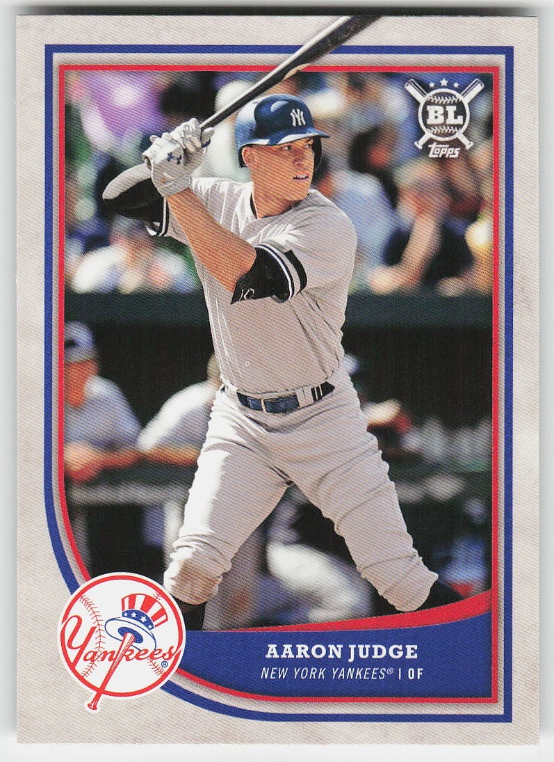 2018 Topps Big League #1 Aaron Judge BASEBALL New York Yankees