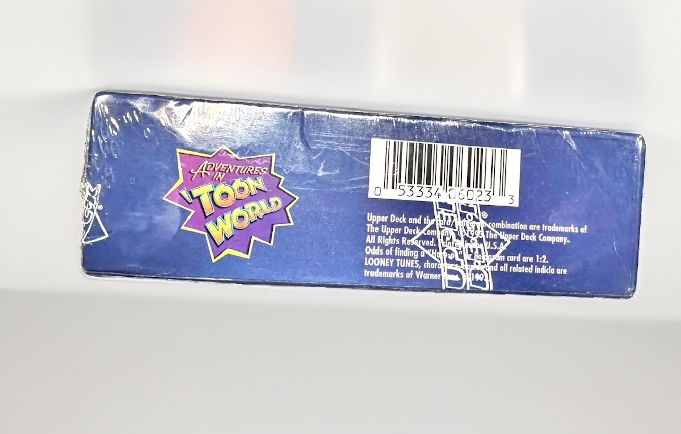 1993 Upper Deck Adventures in Toon World Sealed Box Jordan Gretzky Looney Tunes