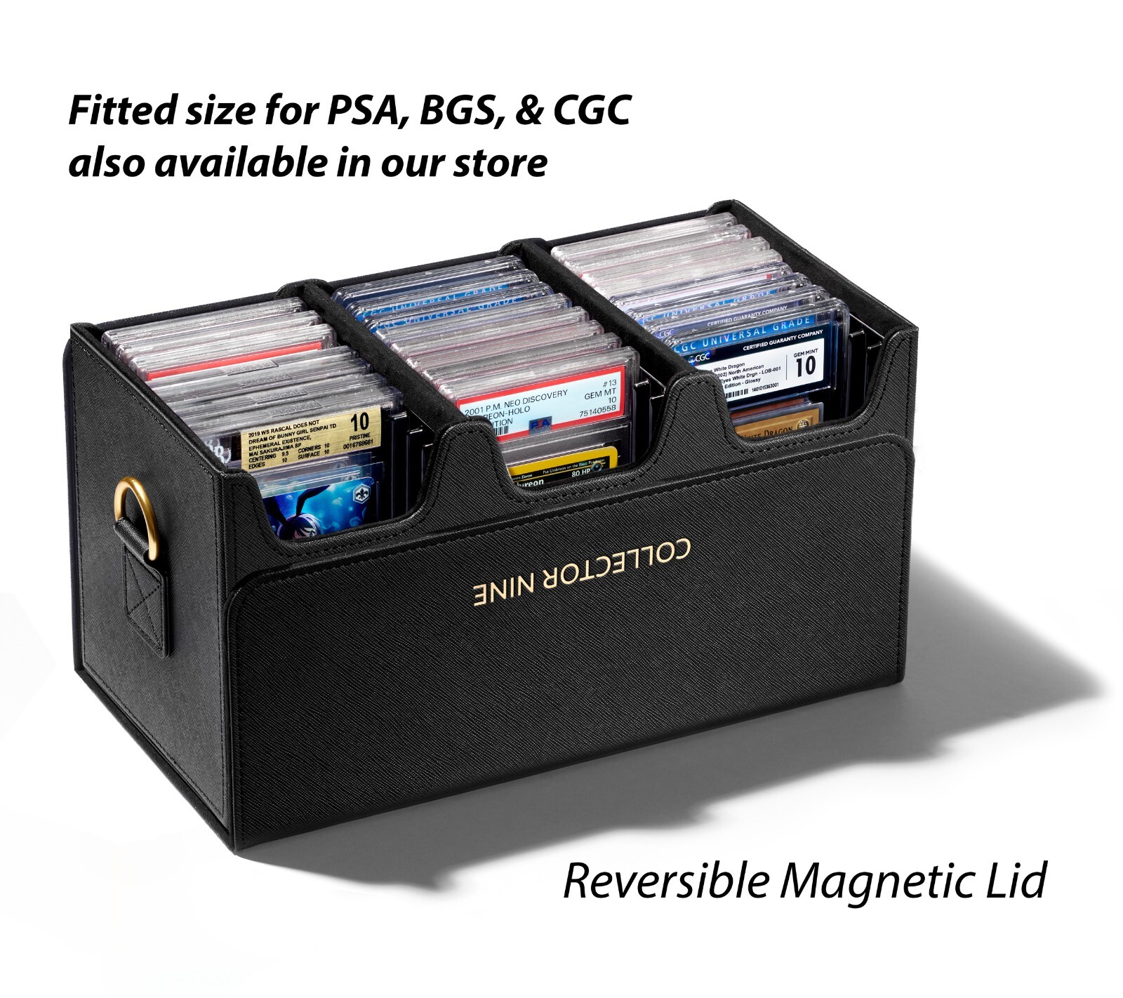 Storage Case for SGC & Graded Slab Guard & Mag for PSA, BGS, CGC Travel Card Box