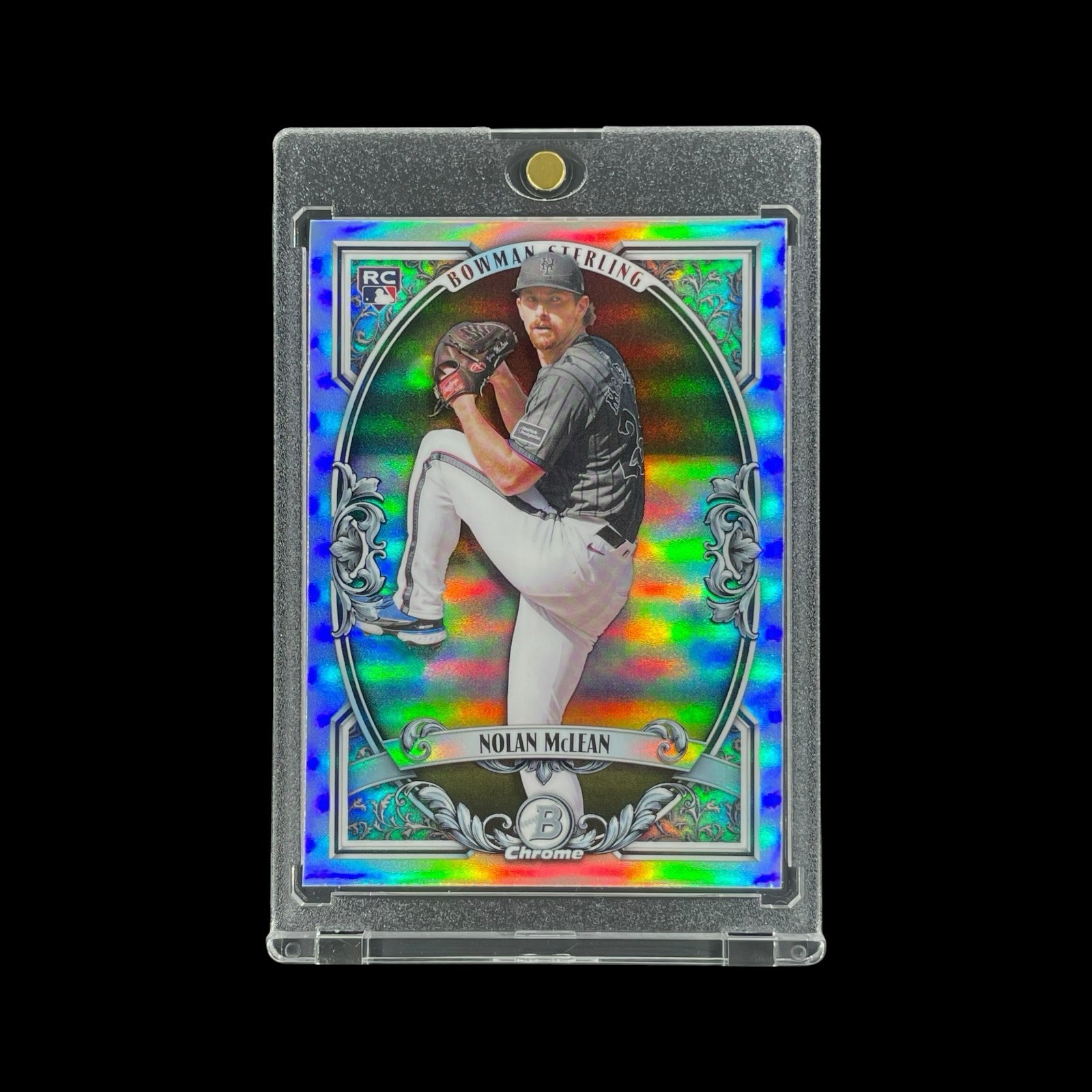 NOLAN MCLEAN SILVER STERLING ROOKIE REFRACTOR 2026 Bowman Chrome RC Insert