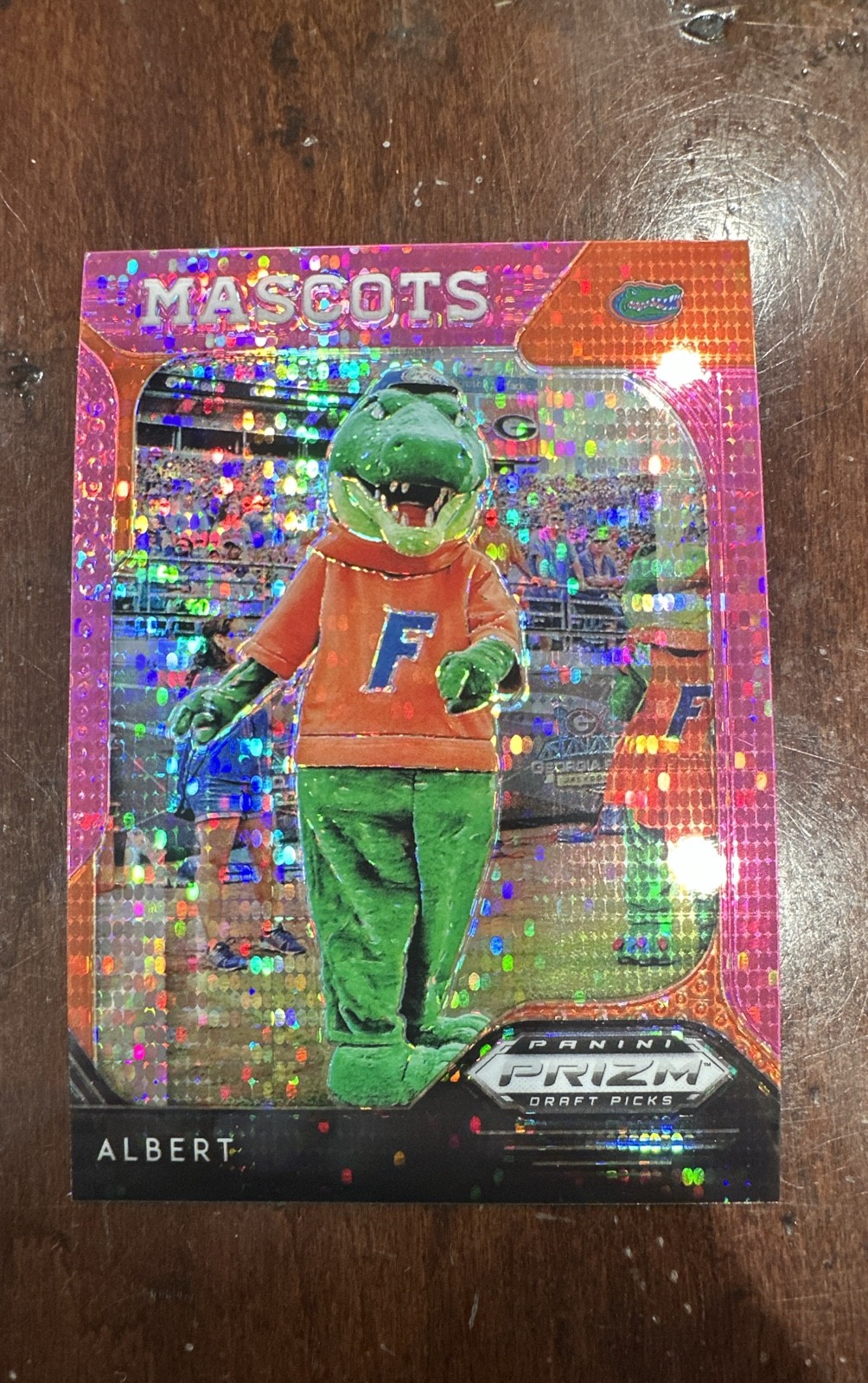 2019 Panini Prizm Draft – Mascots Florida Gators #36 Pink Pulsar Prizm