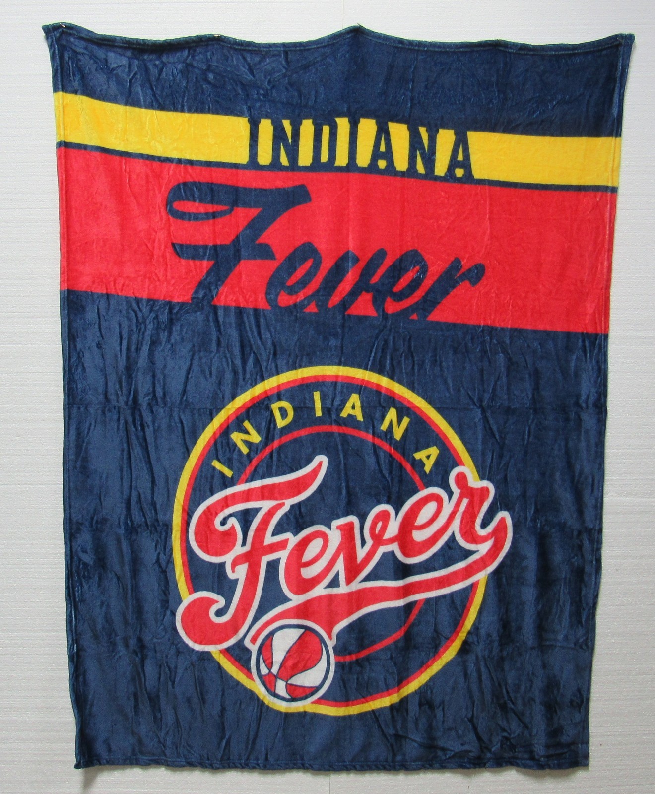 Indiana Fever Blanket Slik Touch Throw Collector WNBA Basketball
