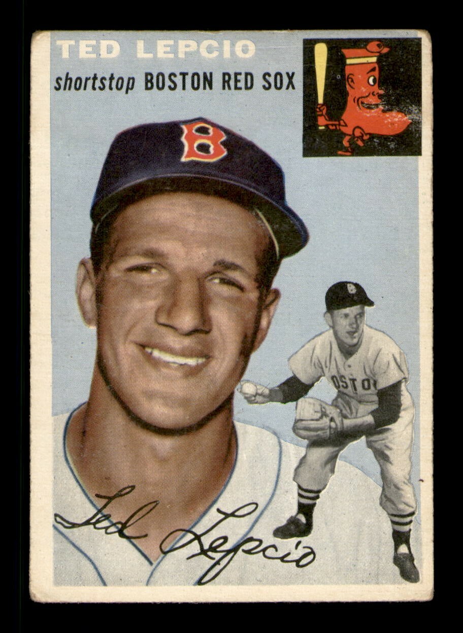 1954 Topps Set Break #66 Ted Lepcio VG *OBGcards*