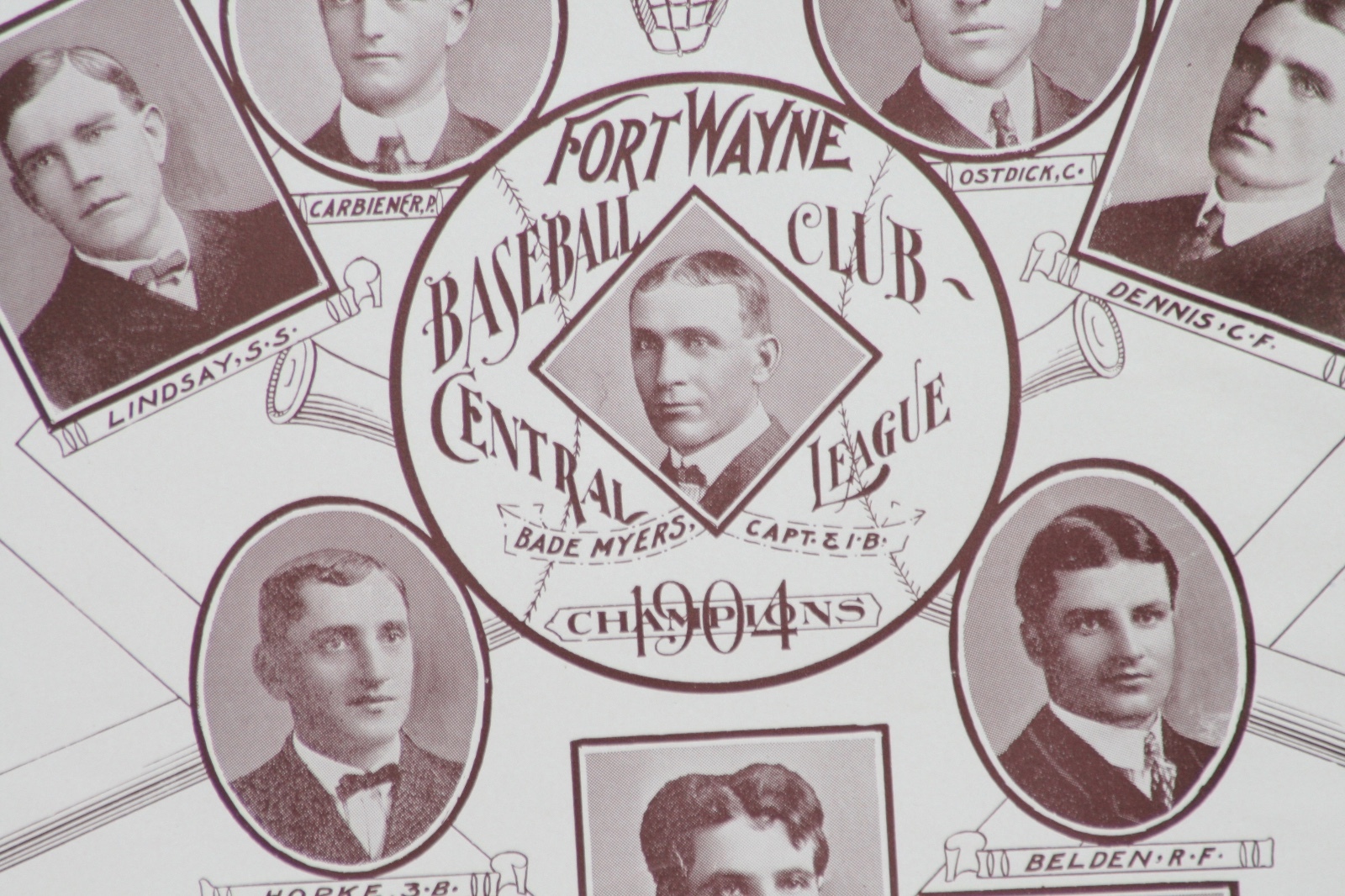Scarce! 1904 Fort Wayne Railroaders Champions W601 Sporting Life Premium
