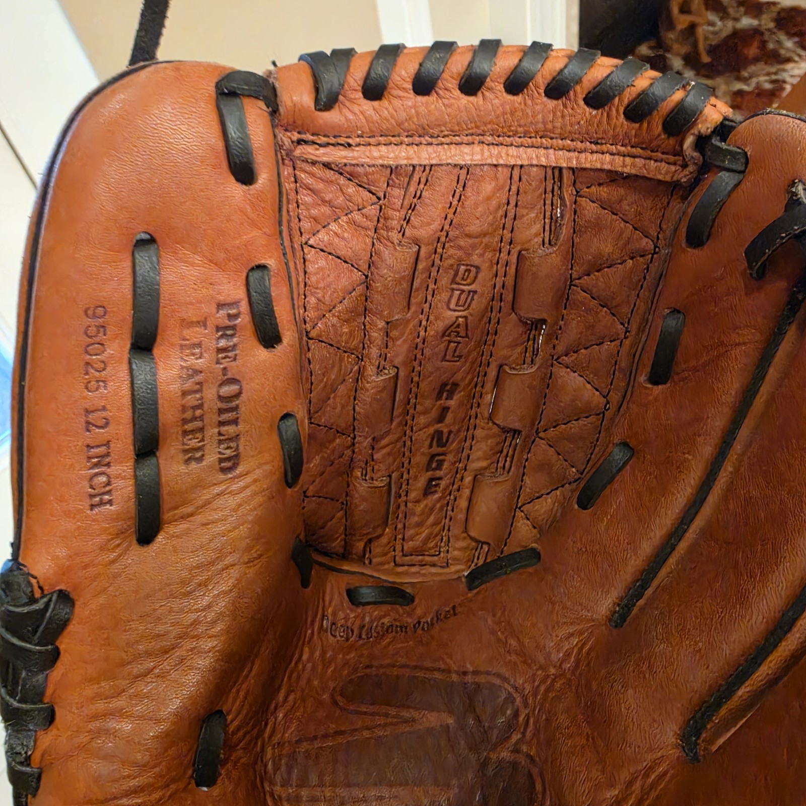 MacGregor Baseball Glove Leather RHT 12″ 95025 M-1100 Right Hand Throw