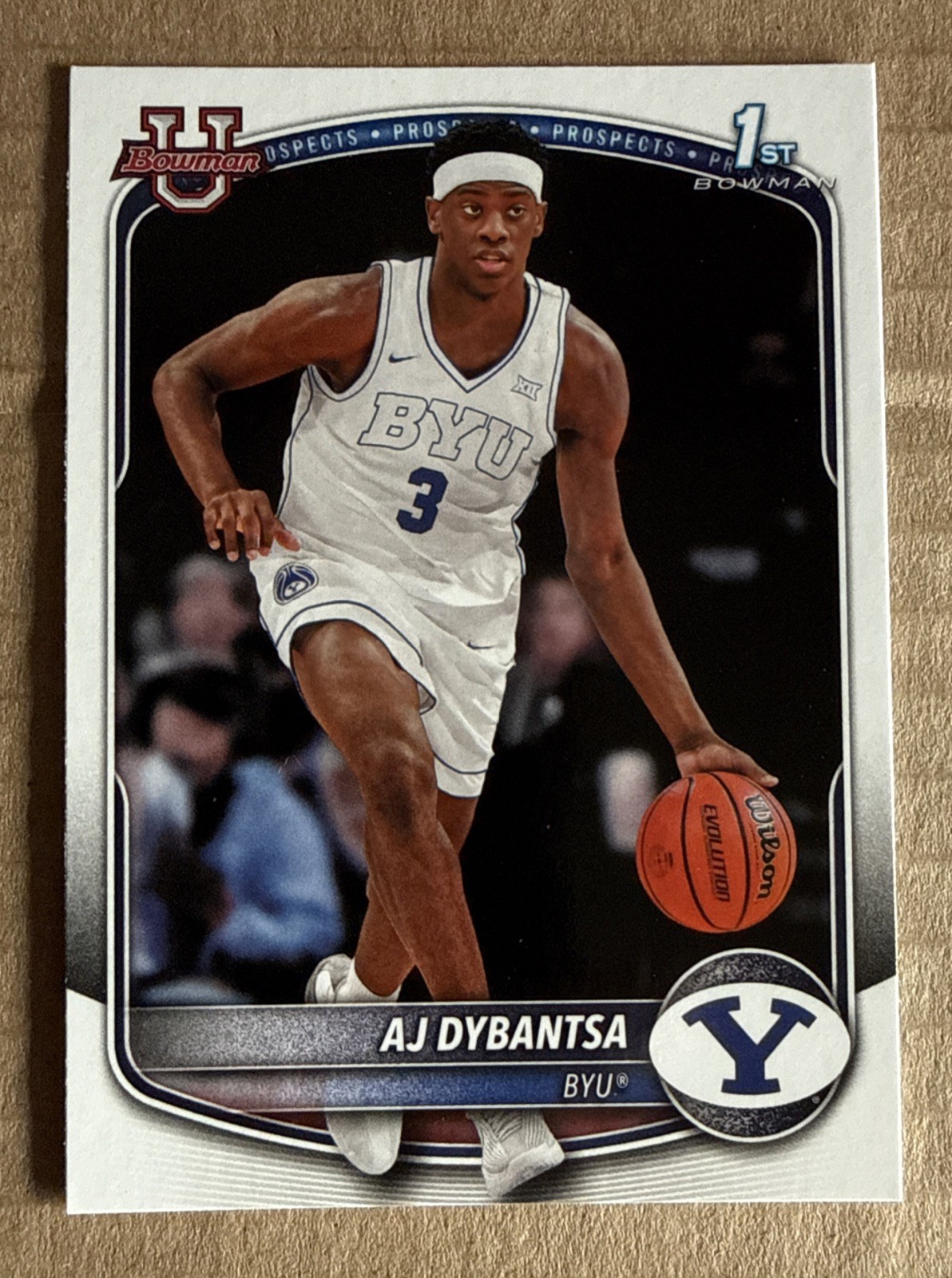 AJ Dybantsa 2025-26 Bowman Basketball Prospects #BPP-1 BYU 1st Bowman Paper