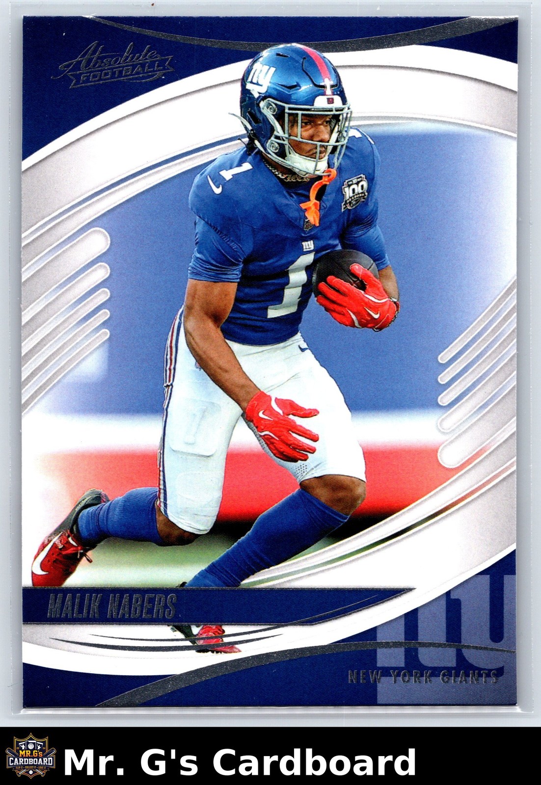 Malik Nabers RC 2025 Panini #1 New York Giants