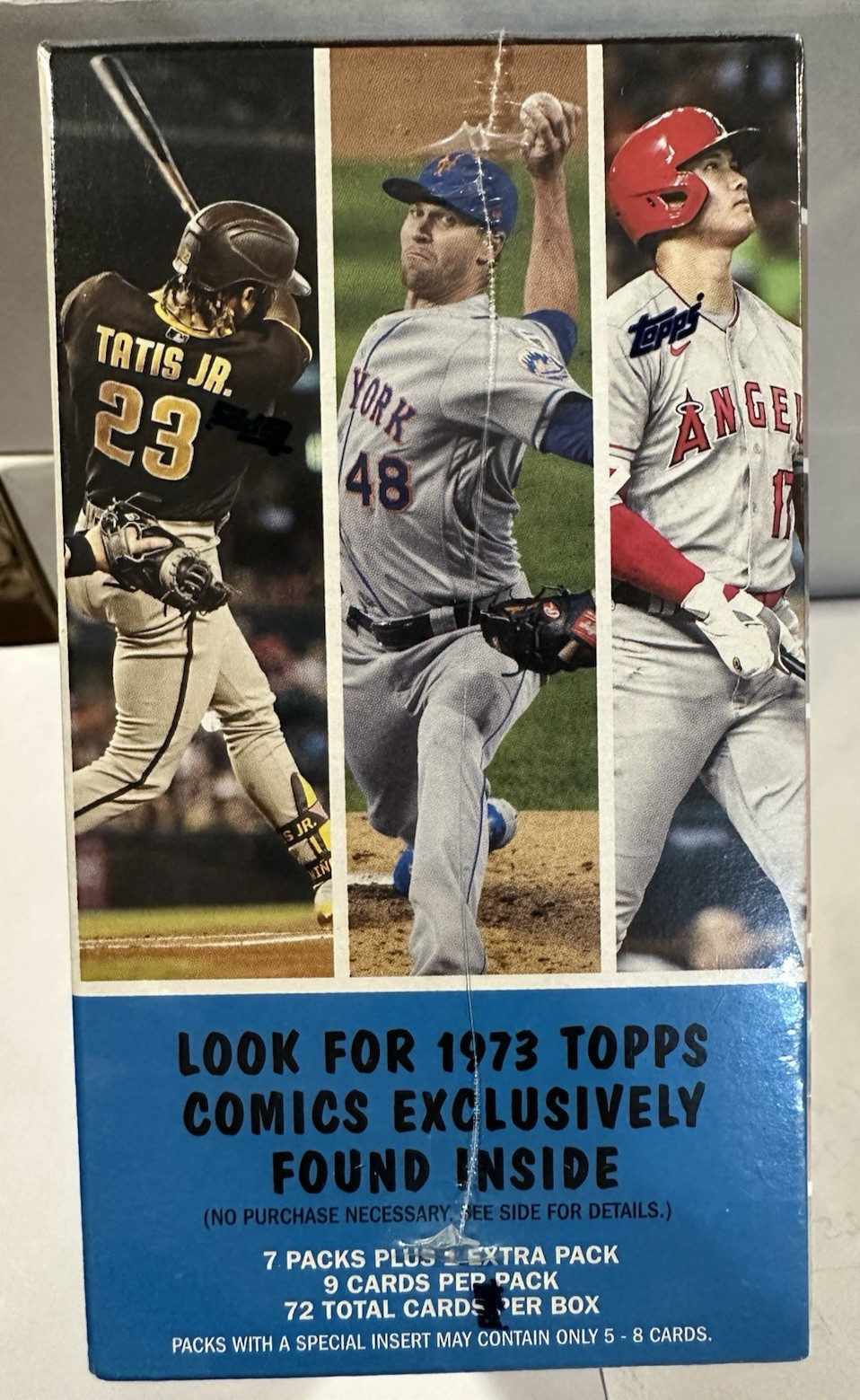 2022 Topps Heritage Baseball Blaster Box Iconic Retro 1973 Design 72 Cards Total