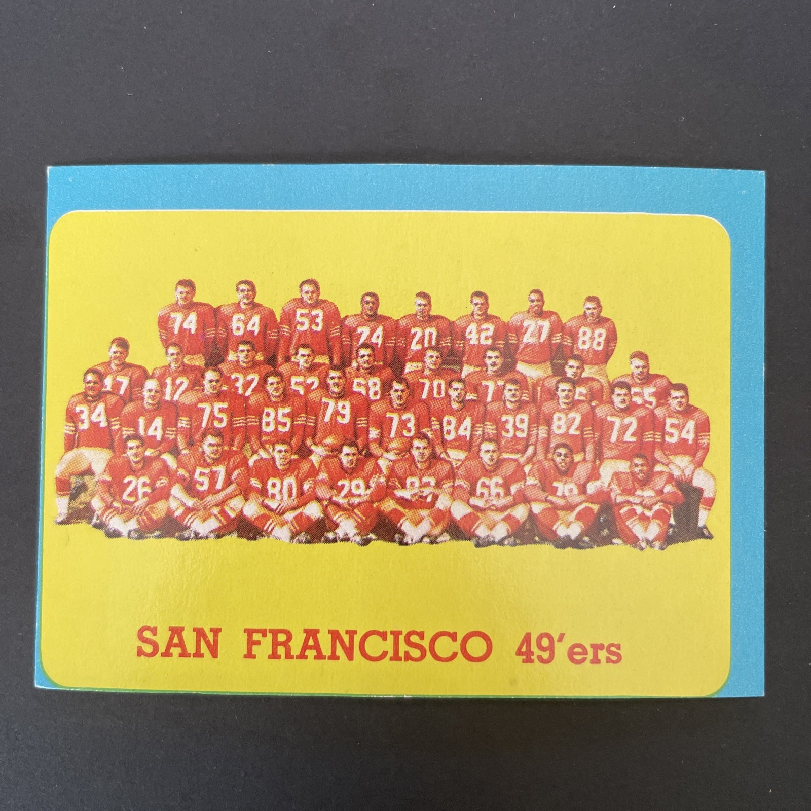 1963 Topps – San Francisco 49ers #145