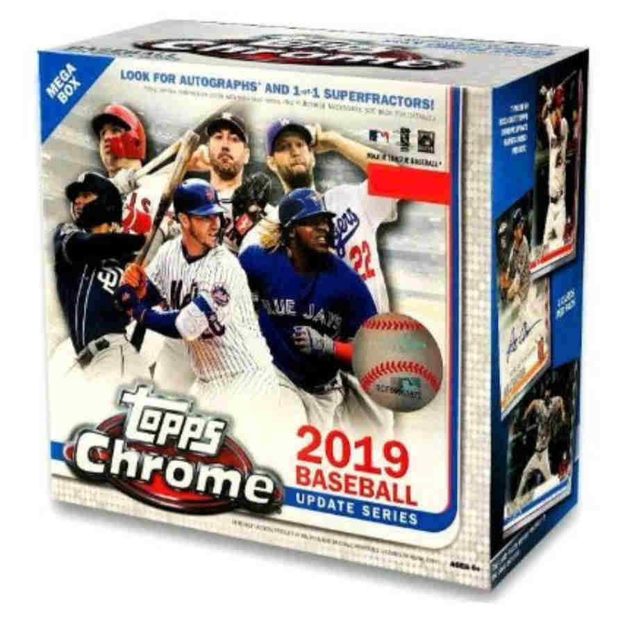 2019 TOPPS CHROME UPDATE SERIES BASEBALL – MEGA BOX Factory Sealed 19TOBCUS-MB