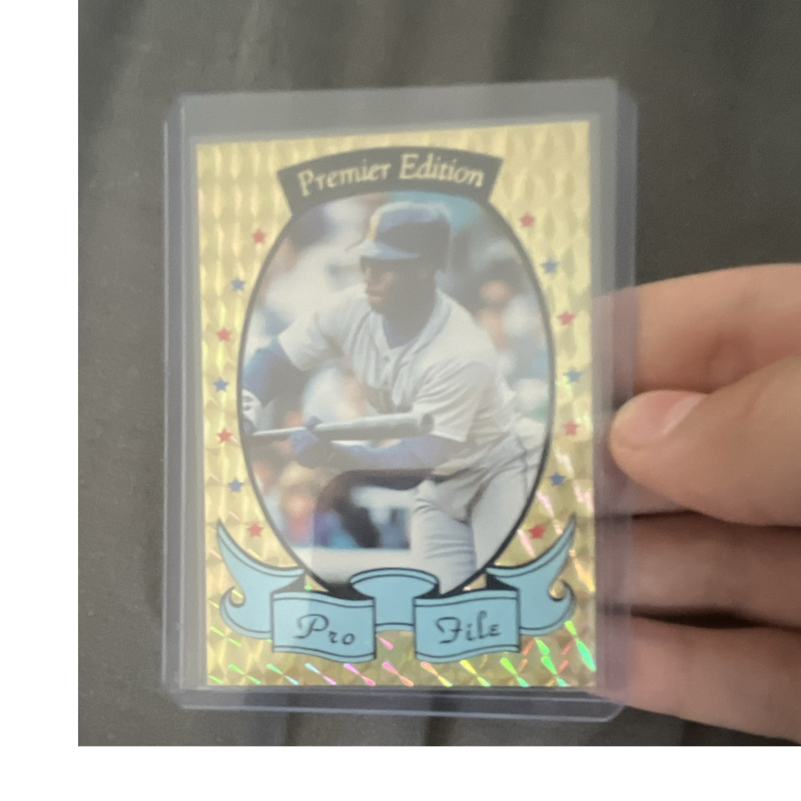 Profiles In Sports Premier Edition Pro File Promo Card #3/10 MLB Baseball