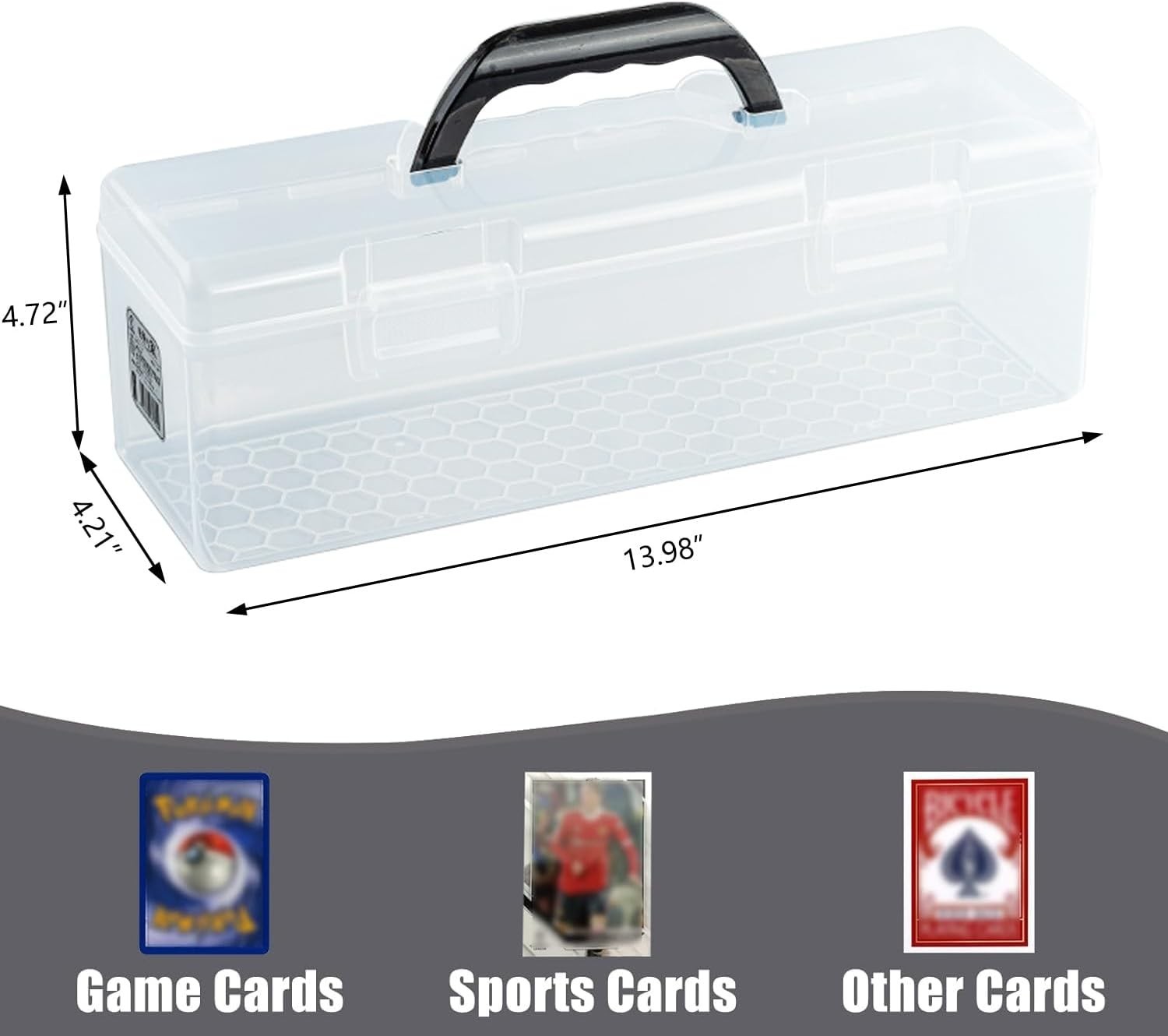Large Capacity Card Holder, Waterproof with Buckle Closure for Safe Storage