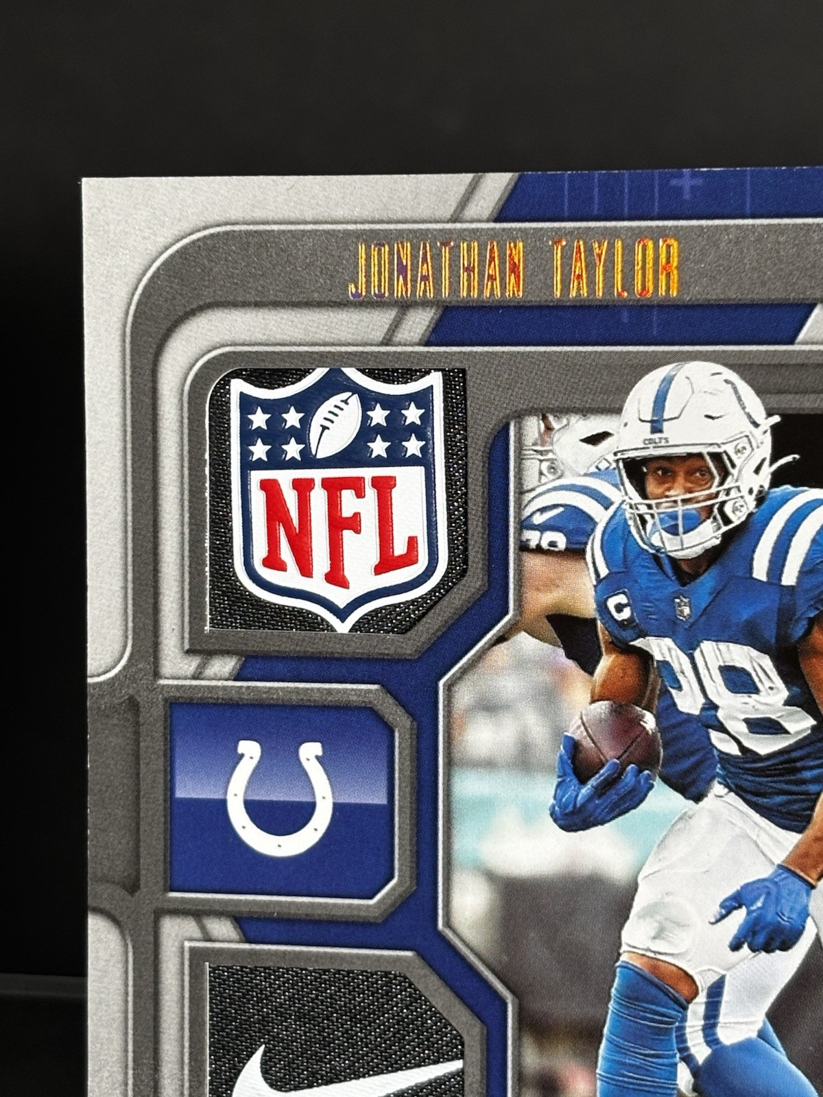 2022 Jonathan Taylor NFL Shield & Nike Logo Patch Jersey! 1/1 True One Of One!🔥