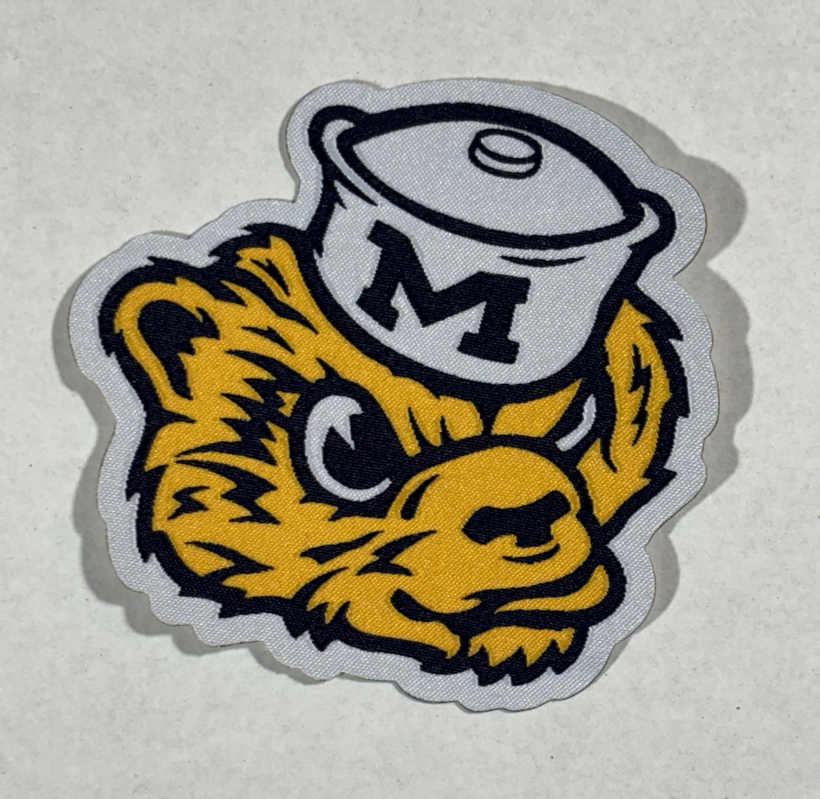 Michigan Wolverine Woven Iron-On Patch – Big Discount On 5 Or More. Go Blue