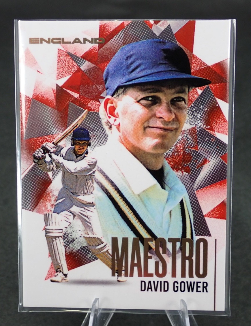 2026 Futera FX Series 1 Cricket David Gower Maestro Gold 19/19 CMS12 England