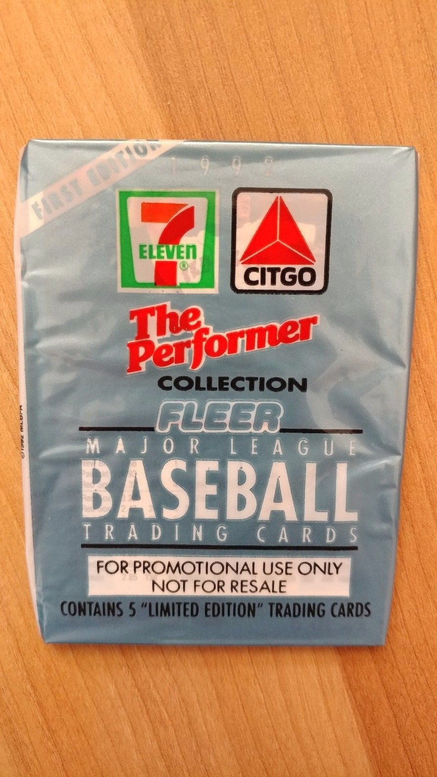 1992 Fleer The Performer Collection Baseball 1 Pack CITGO 7-Eleven 1st Edition