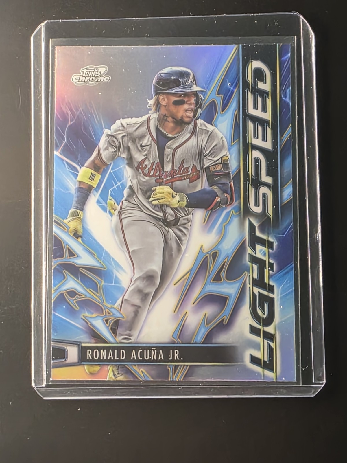 2025 Topps Chrome Cosmic #LS-7 Ronald Acuna Jr. Light Speed