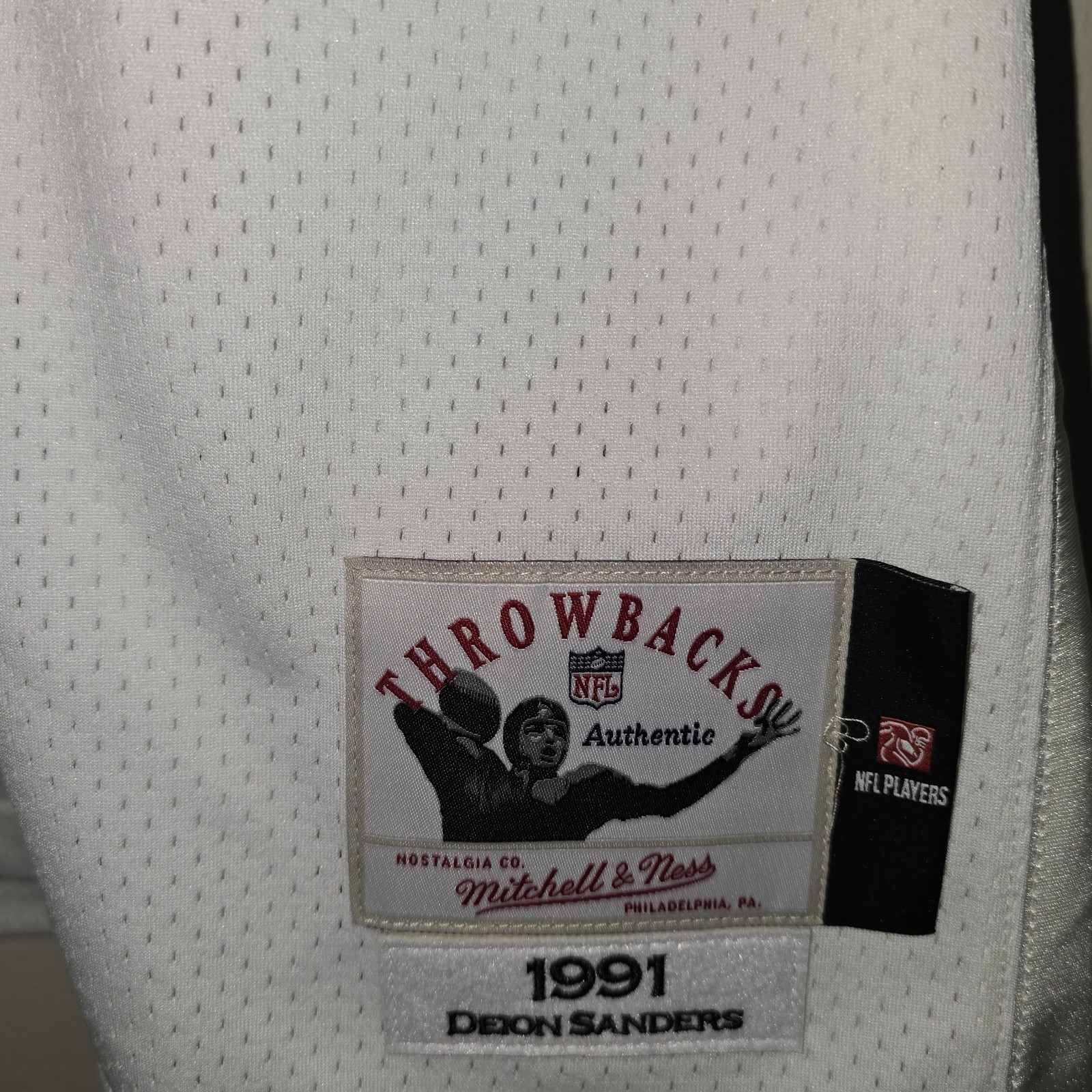 Deion Sanders Atlanta Falcons Mitchell & Ness 1991 Throwback Jersey 4XL NWT