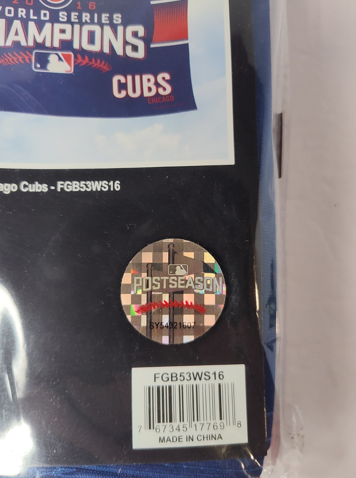 MLB Chicago Cubs 2016 World Series Champions Banner Flag 3′ X 5′ Free Shipping
