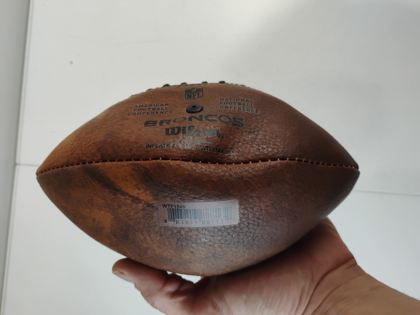 Denver Broncos Official NFL Wilson Mini Football Logo WTF1549