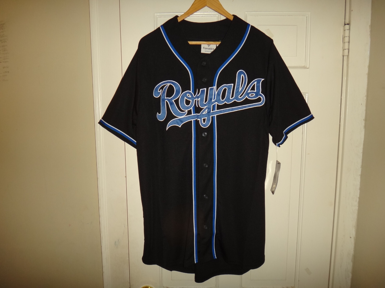 NWT Kansas City Royals Fanatics Men’s Big & Tall Short Sleeve Button-Up Jersey