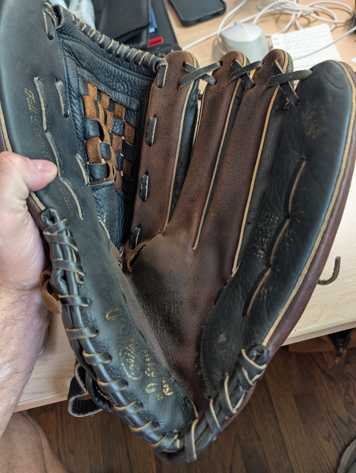 **Vintage Rawlings Playmaker Baseball Glove**
