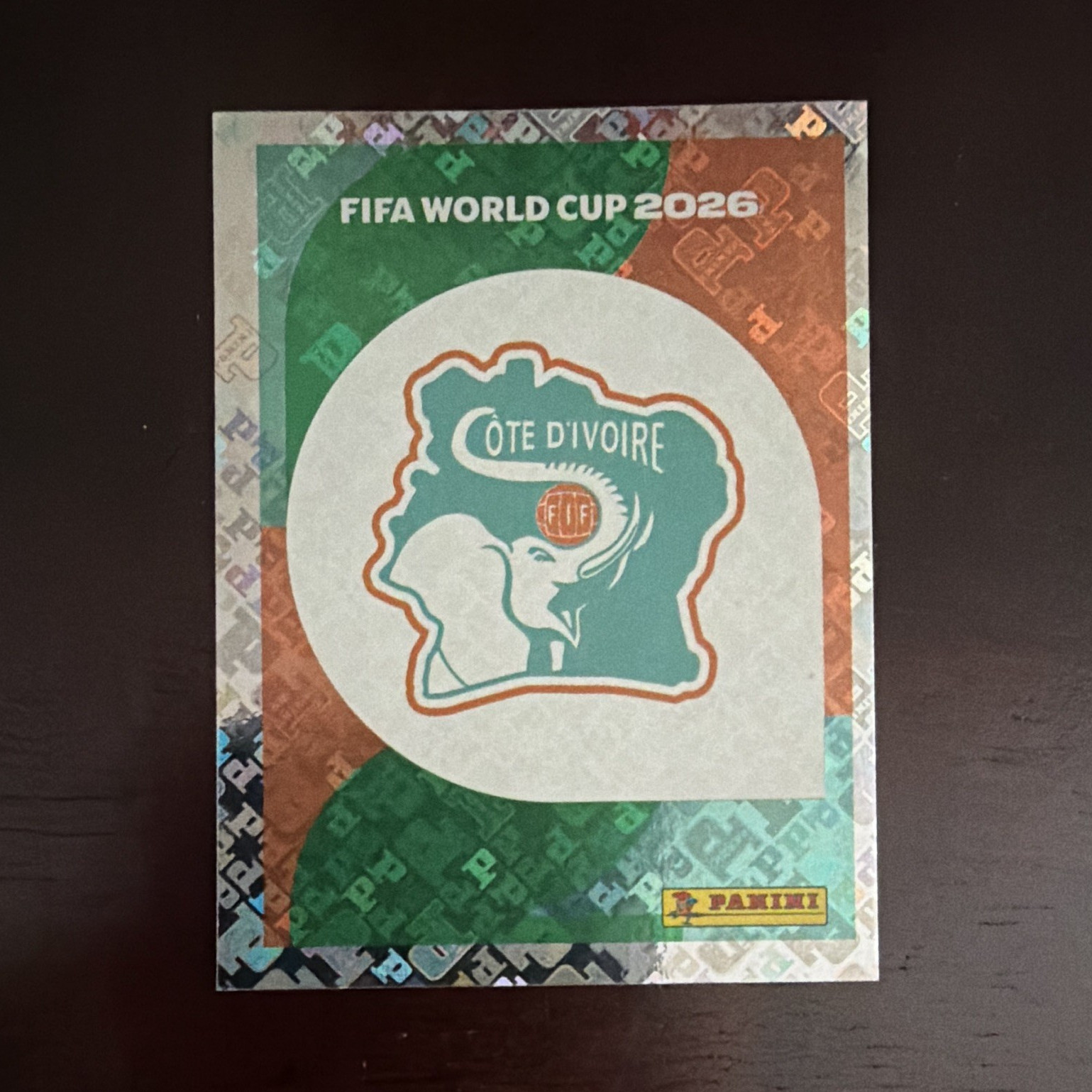 Panini FIFA World Cup 2026 Cote d’Ivoire CIV 1 Club Badge/Logo Sticker
