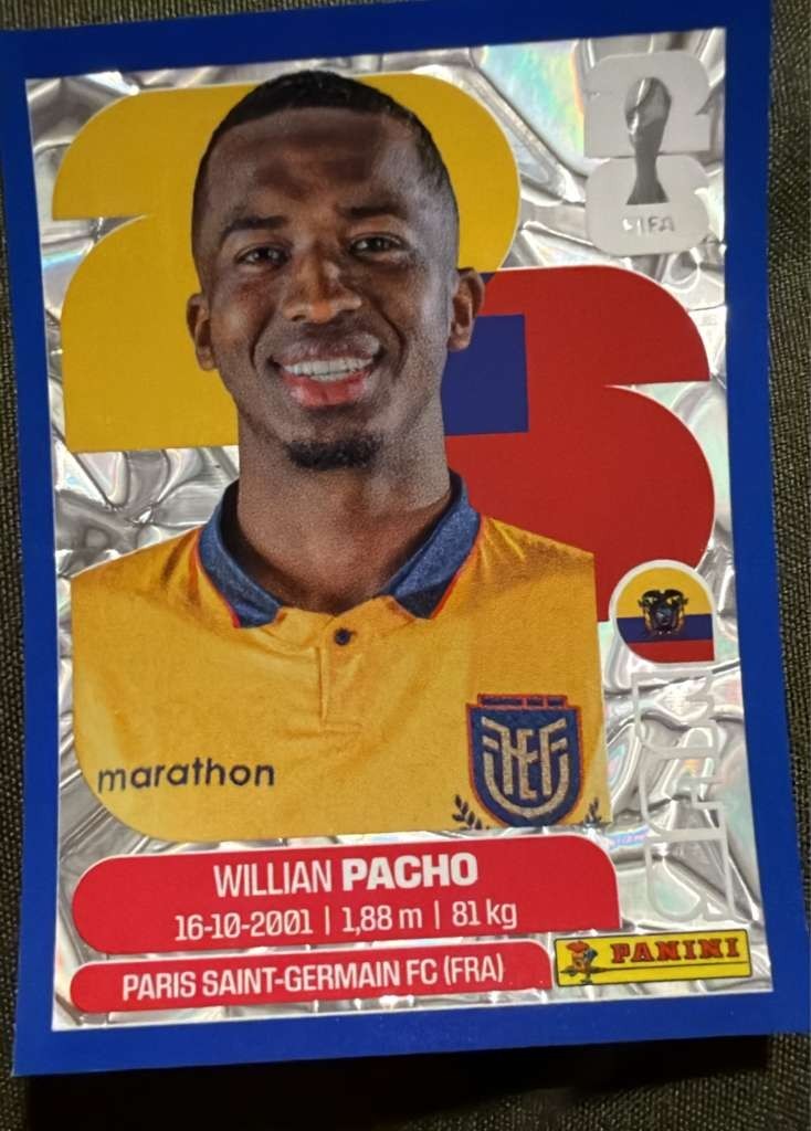 2026 PANINI FIFA World Cup STICKER RARE GOLD CRUMPLE PARALLEL ONLY ECU TO MEX