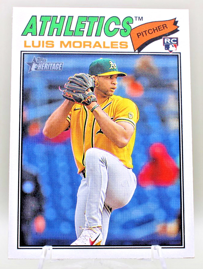2026 Topps Heritage – Luis Morales #67 Athletics (RC)