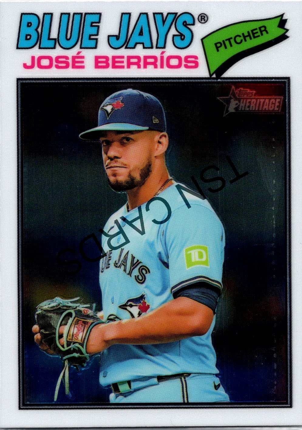 2026 Topps Heritage – José Berríos #56 Chrome