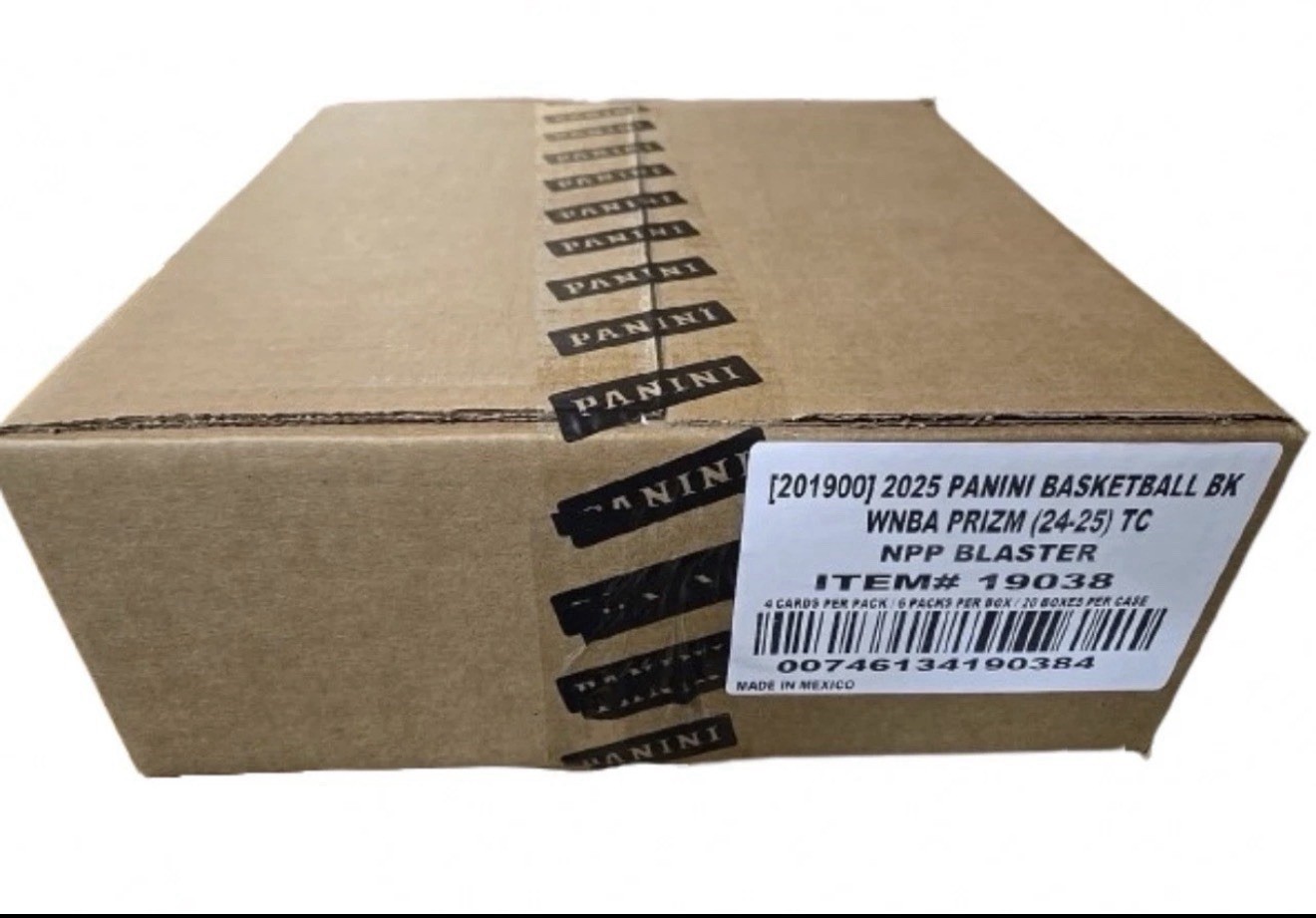2025 Panini Prizm WNBA Basketball Factory Sealed 20 Box Blaster Case