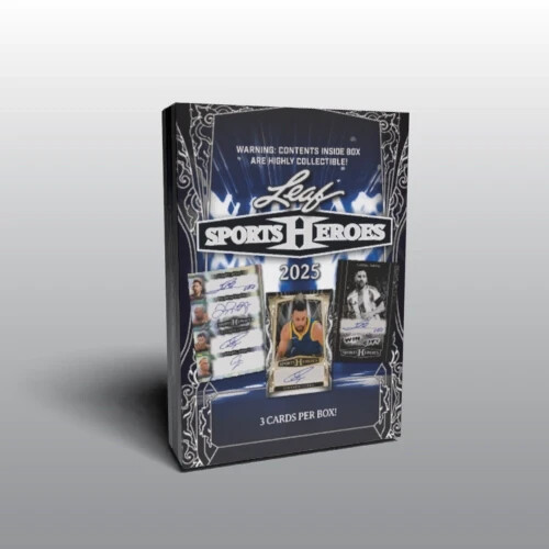 2025 Leaf Metal Sports Heroes Hobby Box