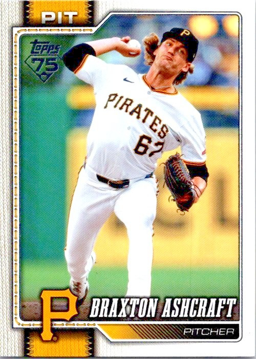 Braxton Ashcraft Series 2 2026 Topps Free Shipping Pittsburgh Pirates #589