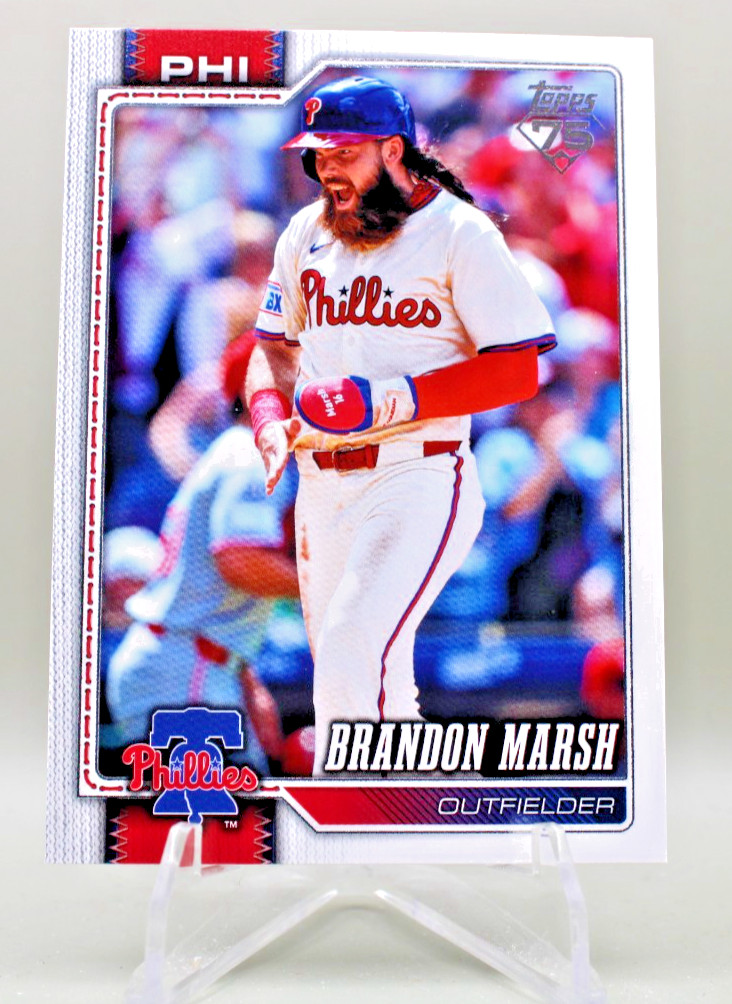 2026 Topps Series 1 #335 Brandon Marsh Phillies