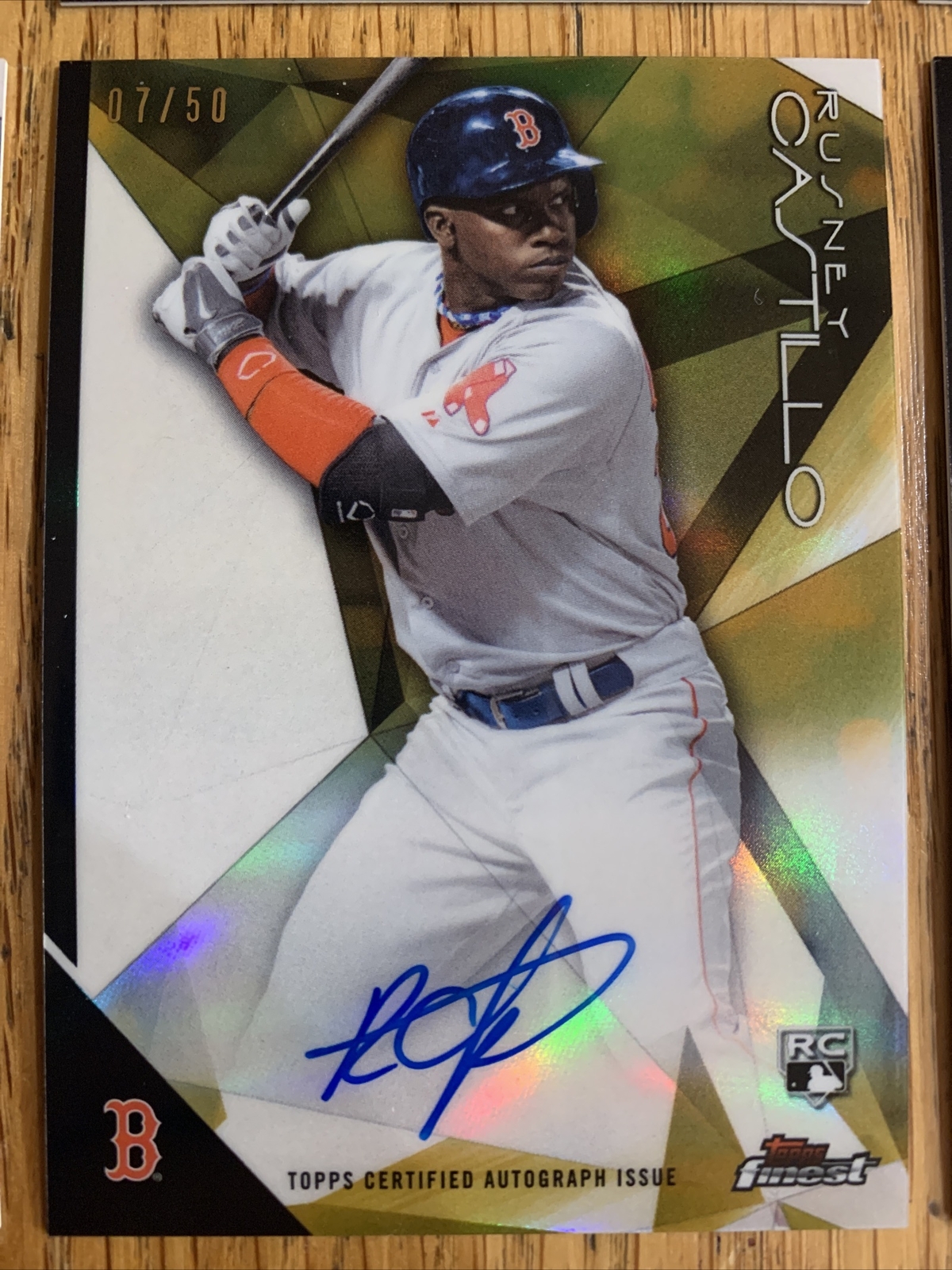 Rusney CASTILLO 2015 Finest Refractor RC AUTO #FA-RCA Lot(6) /5 /25 /50 /99 /150