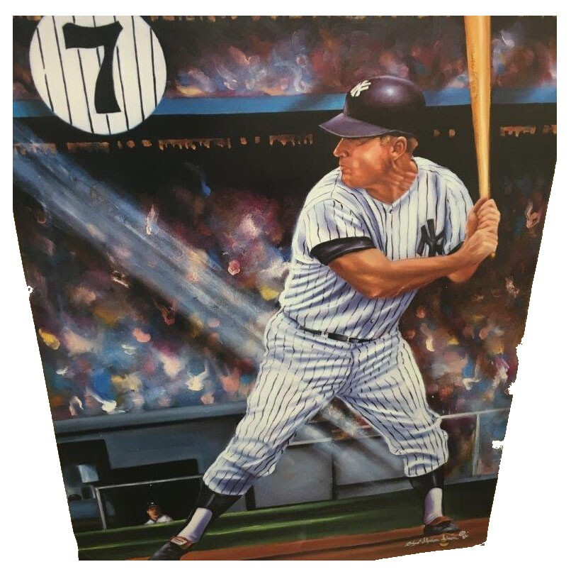 NY Yankee Player Portrait