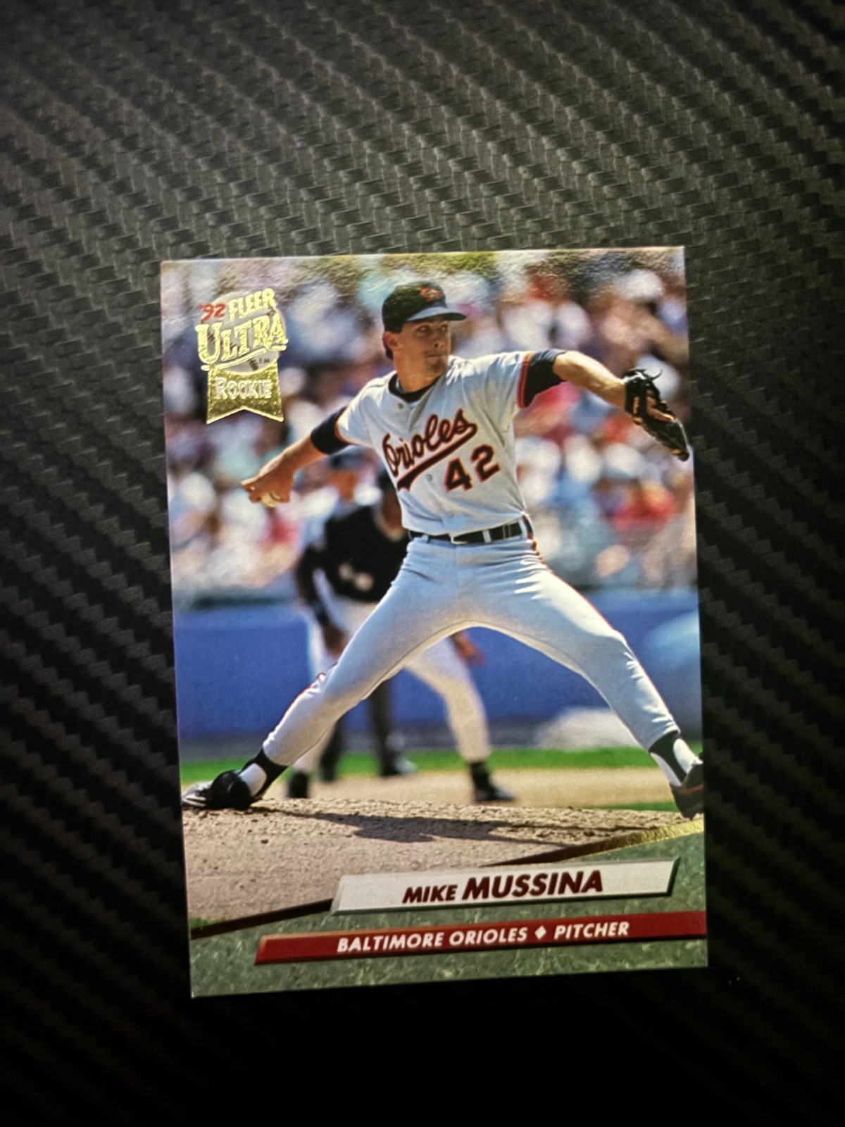 Mike Mussina 1992 Fleer Ultra #9 Rookie Card! Orioles!