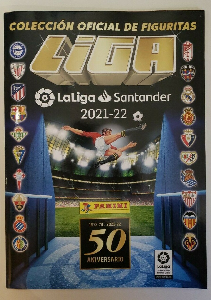 Panini Liga 2021-2022 – Latin America Edition 441 Sticker Album – Empty