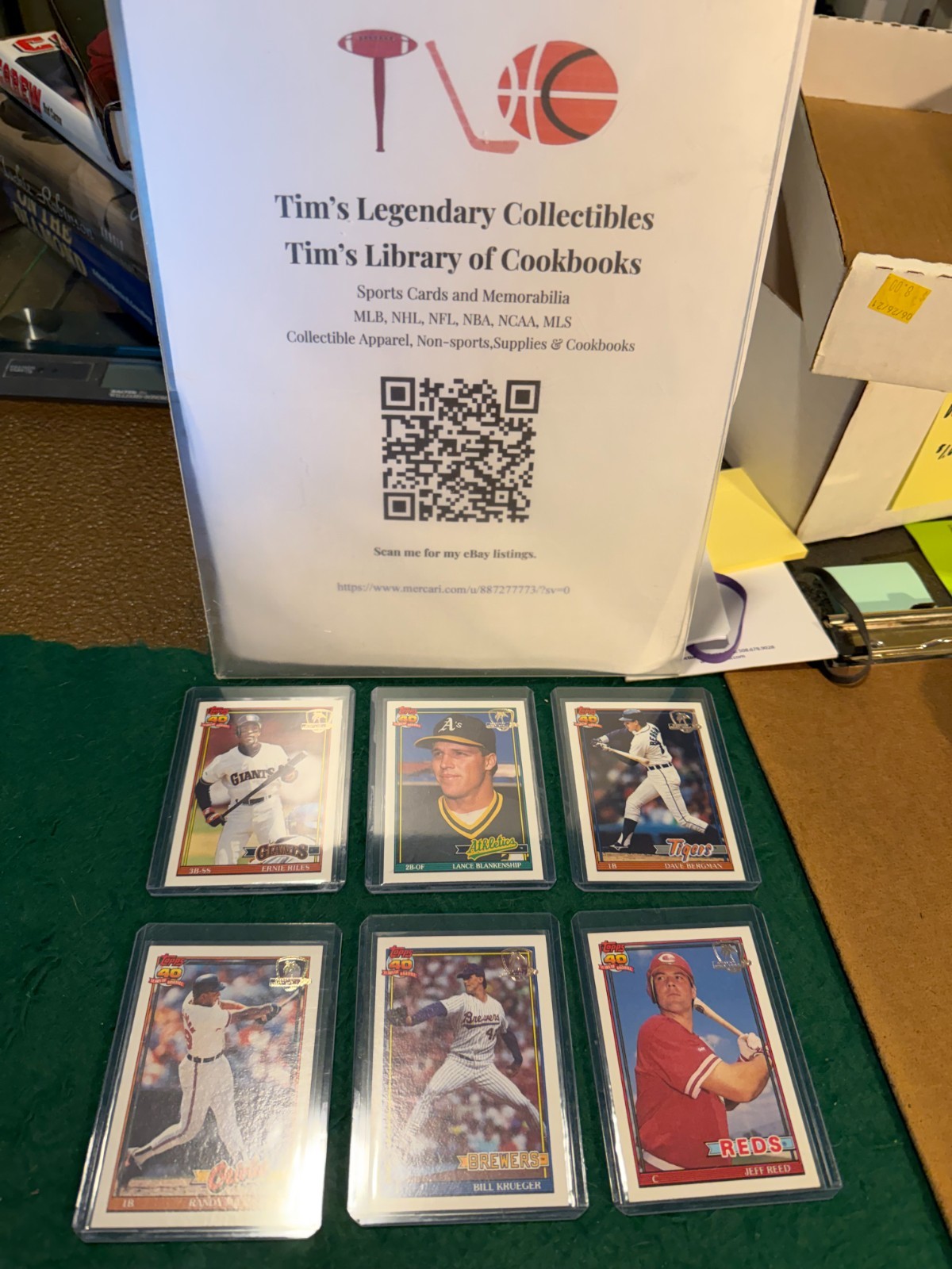 1991 Topps Desert Shield Baseball Cards U-pick
