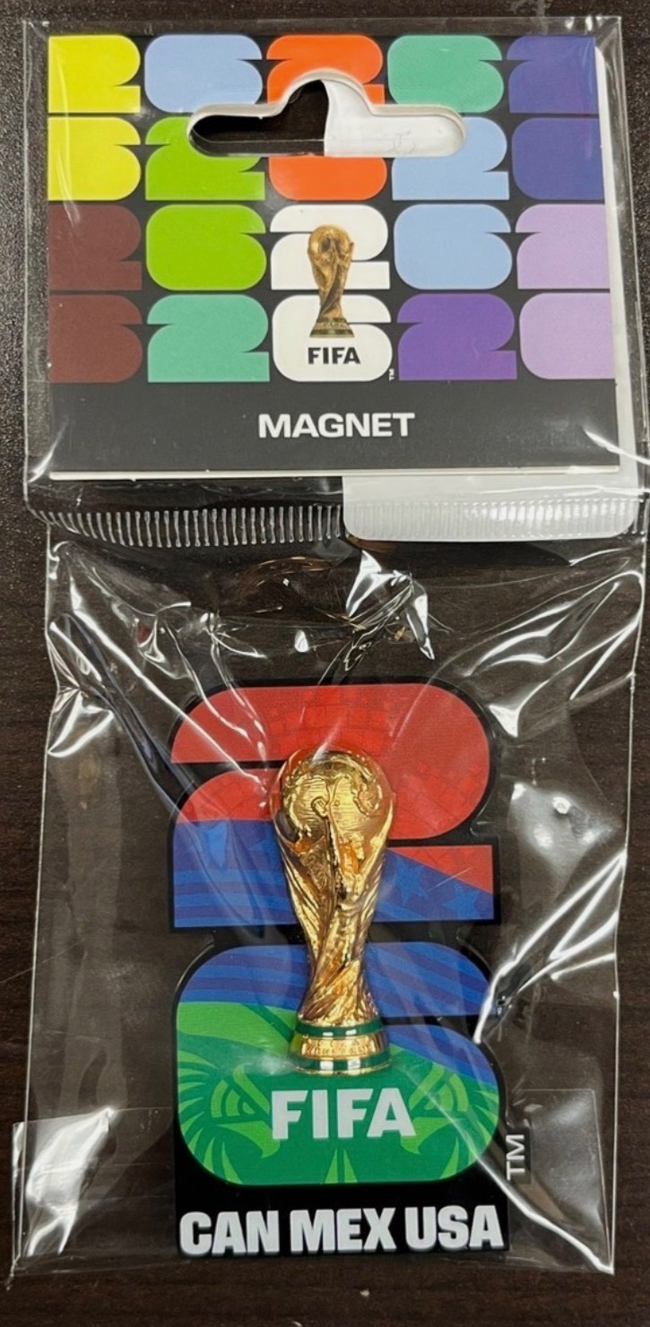 2026 FIFA World Cip CAN/MEX/USA World Cup Trophy Magnet